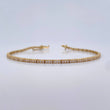 Bracelet Tennis 4.25gr / 18cm / 1.8mm White Zircons Yellow Gold 18K &