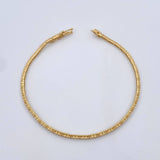 Bracelet Tennis 4.25gr / 18cm / 1.8mm White Zircons Yellow Gold 18K &