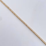 Bracelet Tennis 4.25gr / 18cm / 1.8mm White Zircons Yellow Gold 18K &