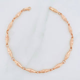 Pulso Rustico Dubai 4.2g / 8 1/4 in / 3.5mm Oro Rosa 18K