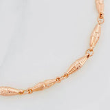 Pulso Rustico Dubai 4.2g / 8 1/4 in / 3.5mm Oro Rosa 18K