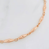 Rustic Dubai Anklet 5.15g / 10 1/4 in / 3.6mm Rose Gold 18K