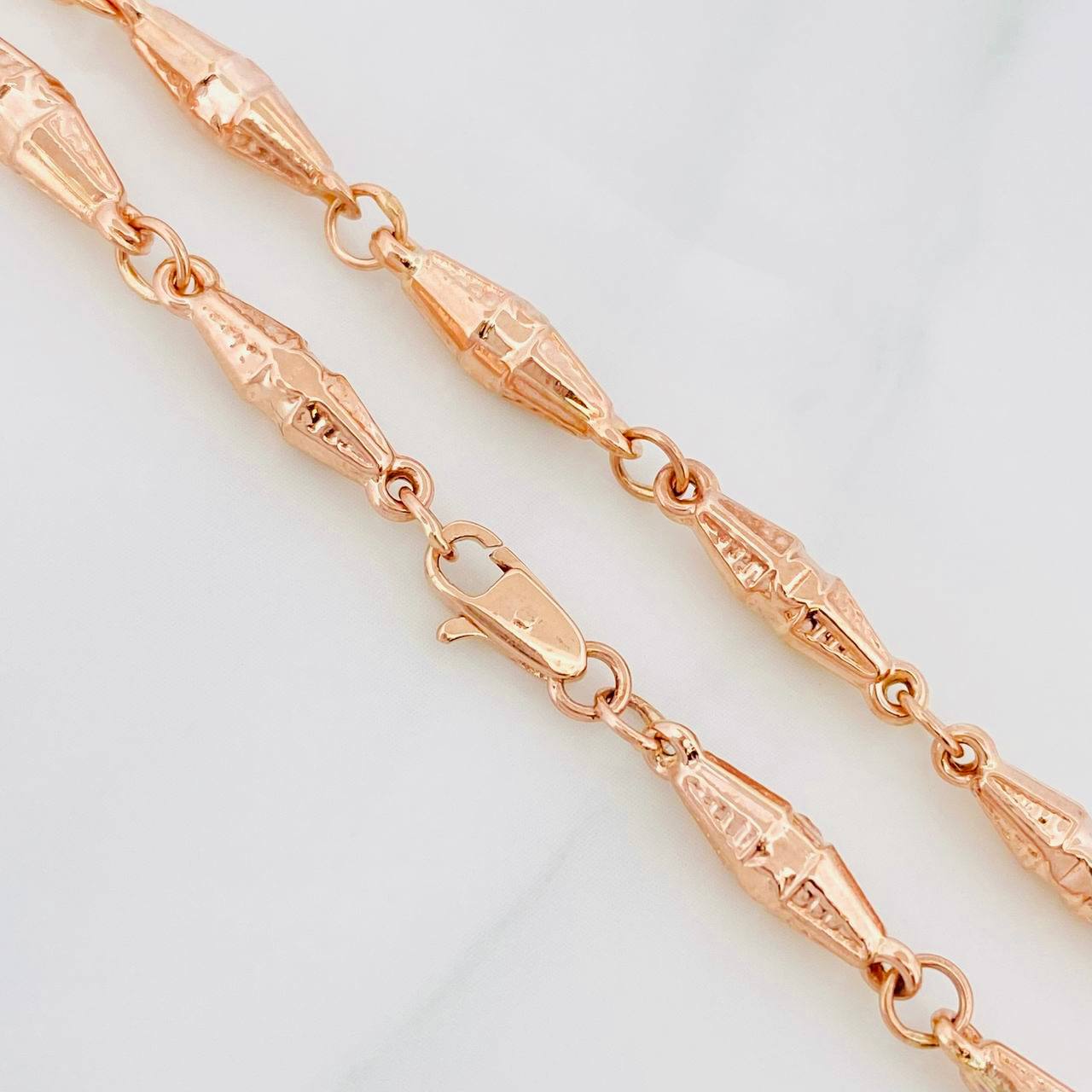 Rustic Dubai Chain 11.55g / 24 in / 3.5mm 18K Rose Gold