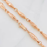 Rustic Dubai Chain 11.55g / 24 in / 3.5mm 18K Rose Gold