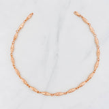 Tobillera Rustica Dubai 5.05g / 10 1/4 in / 3.5mm Oro Rosa 18K