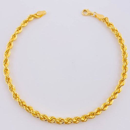 Pulso Lazo 2.85g / 7 3/4 in / 3.3mm Oro Amarillo 18K