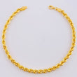 Rope Bracelet 3 g / 7 3/4 in / 3.2 mm 18K Yellow Gold