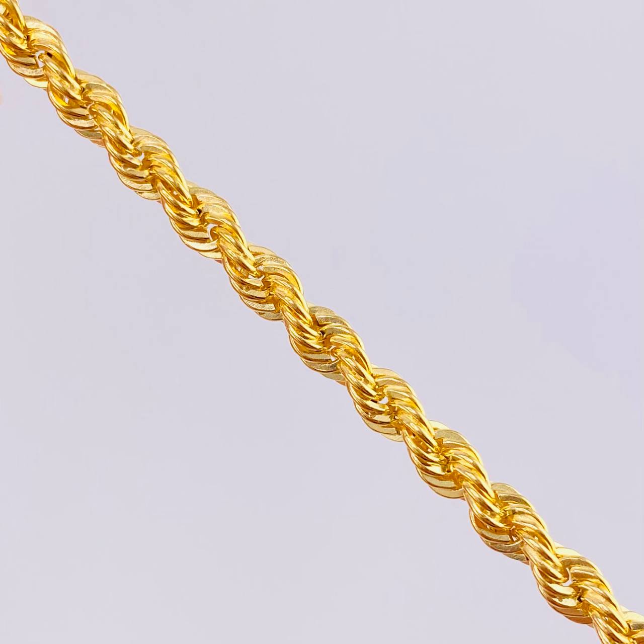Rope Bracelet 3 g / 7 3/4 in / 3.2 mm 18K Yellow Gold