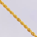 Rope Bracelet 3 g / 7 3/4 in / 3.2 mm 18K Yellow Gold