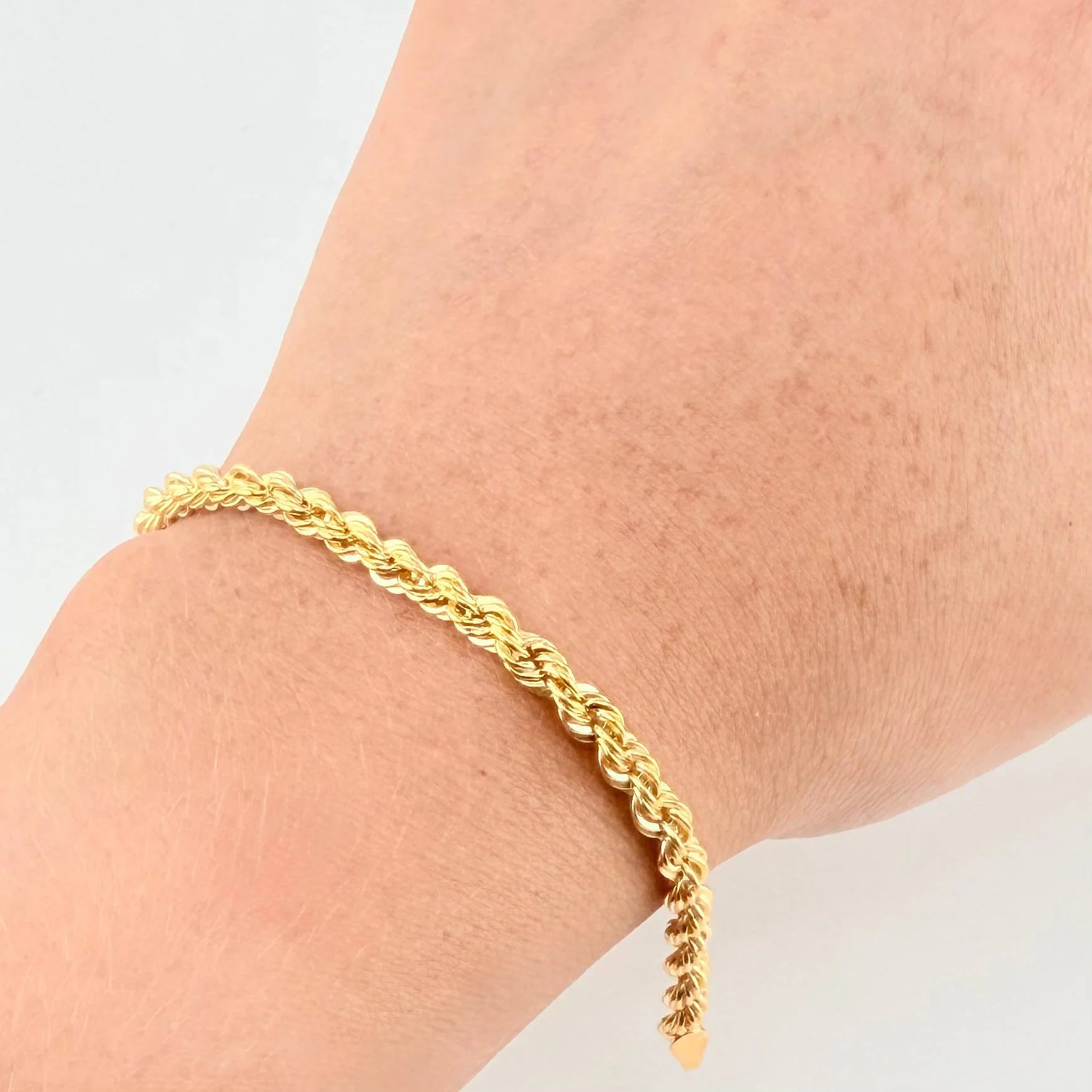 Rope Bracelet 2.95 g / 7 3/4 in / 3 mm 18K Yellow Gold