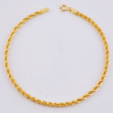 Pulso Lazo 1.25g / 7 1/2 in / 2.1mm Oro Amarillo 18K