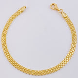 Pulso Chino 5.25 g / 7 1/2 in / 4.5 mm Oro Amarillo 18K