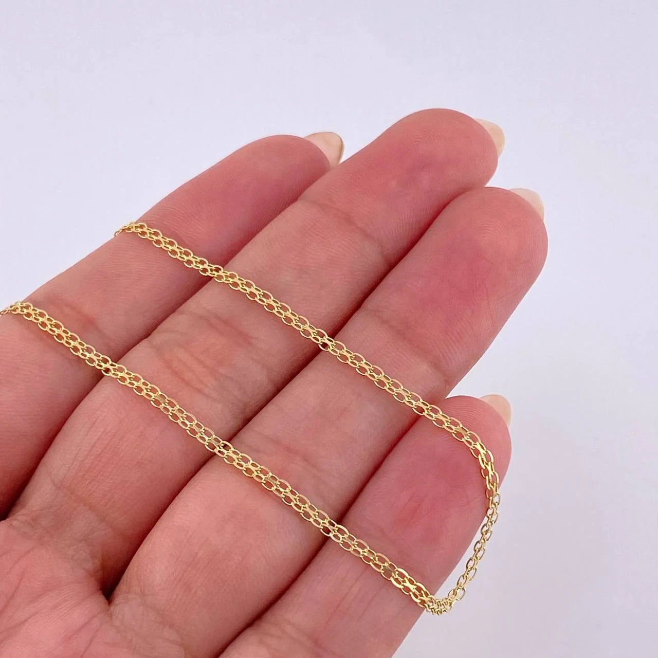Pulso Chino 1.05g / 7 1/2 in / 1.95mm Oro Amarillo 18K