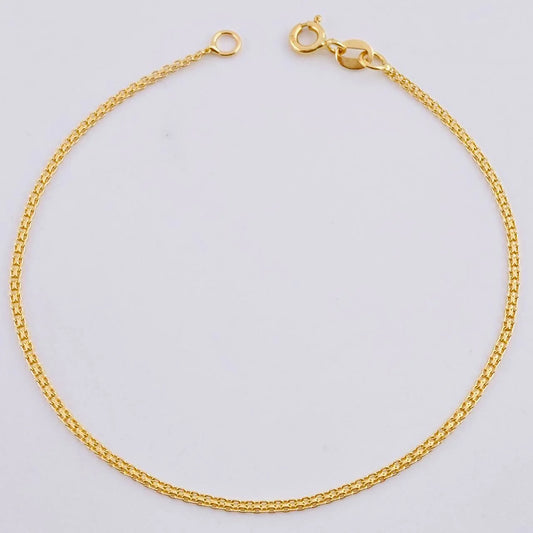 Bracelet China 1 g / 8 in / 1.25 mm Yellow Gold 18K