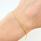 Pulso Chino 1.25 g / 18.5 cm / 1.4 mm Oro Amarillo 18K