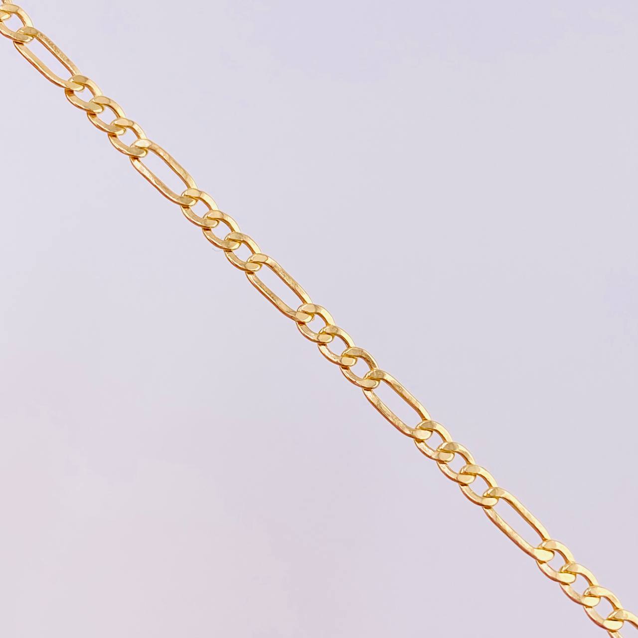 Pulso Figaro 1.05g / 7 3/4 in / 2.6mm Oro Amarillo 18K