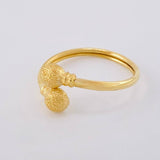 You and Me Ring 1.35 g / T6 3/4 Yellow Gold 18K