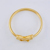 Anillo Mariposa Diamantada 1.1 g / T8 Oro Amarillo 18K