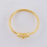 Diamond Cut Heart Ring 0.95 g / T5 3/4 Yellow Gold 18K