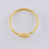 Clover Ring 1 g / T6 3/4 Yellow Gold 18K