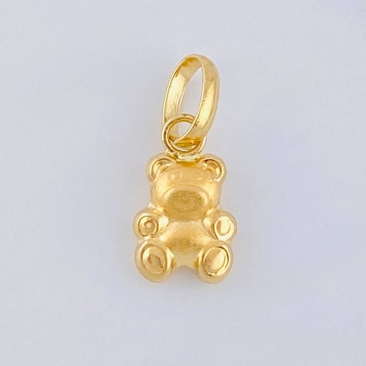 Dije Oso 0.3 g / 1/2 in Oro Amarillo 18K