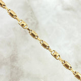 Bracelet Barrel Bubble 4.9gr / 19cm / 4mm Smooth 18K Yellow Gold