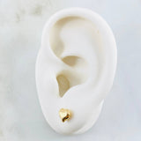 Stud Earrings Heart 0.65gr / 18K Gold