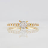 Anillo Solitario Churumbela 1.85g / T7 Oro Amarillo 18K
