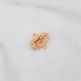 Herraje Virgen Guadalupe 1.3g / 1/2 in Oro Rosa 18K