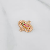 Herraje Virgen Guadalupe 1.3g / 1/2 in Oro Rosa 18K