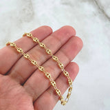 Cadena GC 10gr / 50cm / 4.3mm Diamantada Oro Amarillo 18K