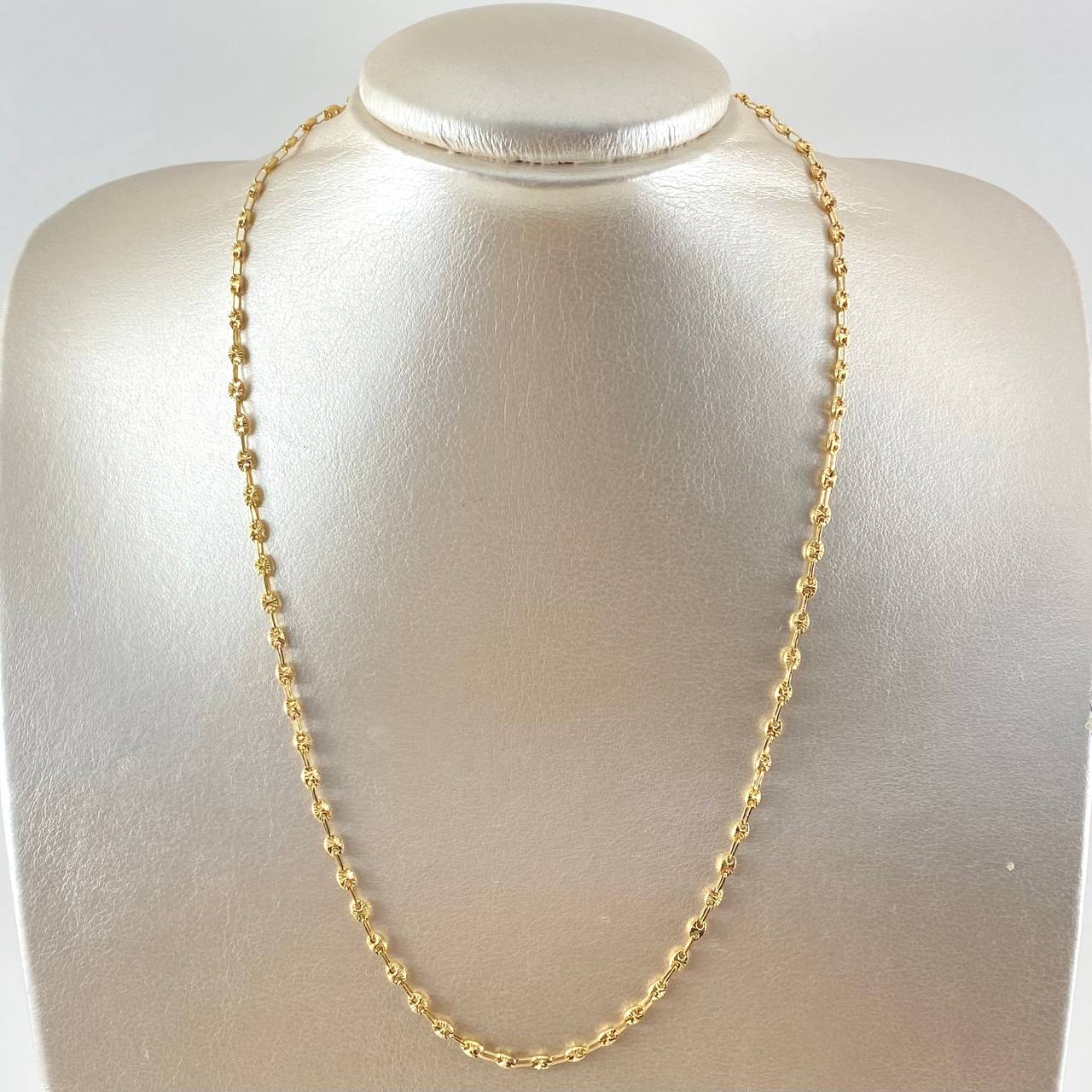 Cadena GC 6.2gr / 50cm / 3.2mm Diamantada Oro Amarillo 18K