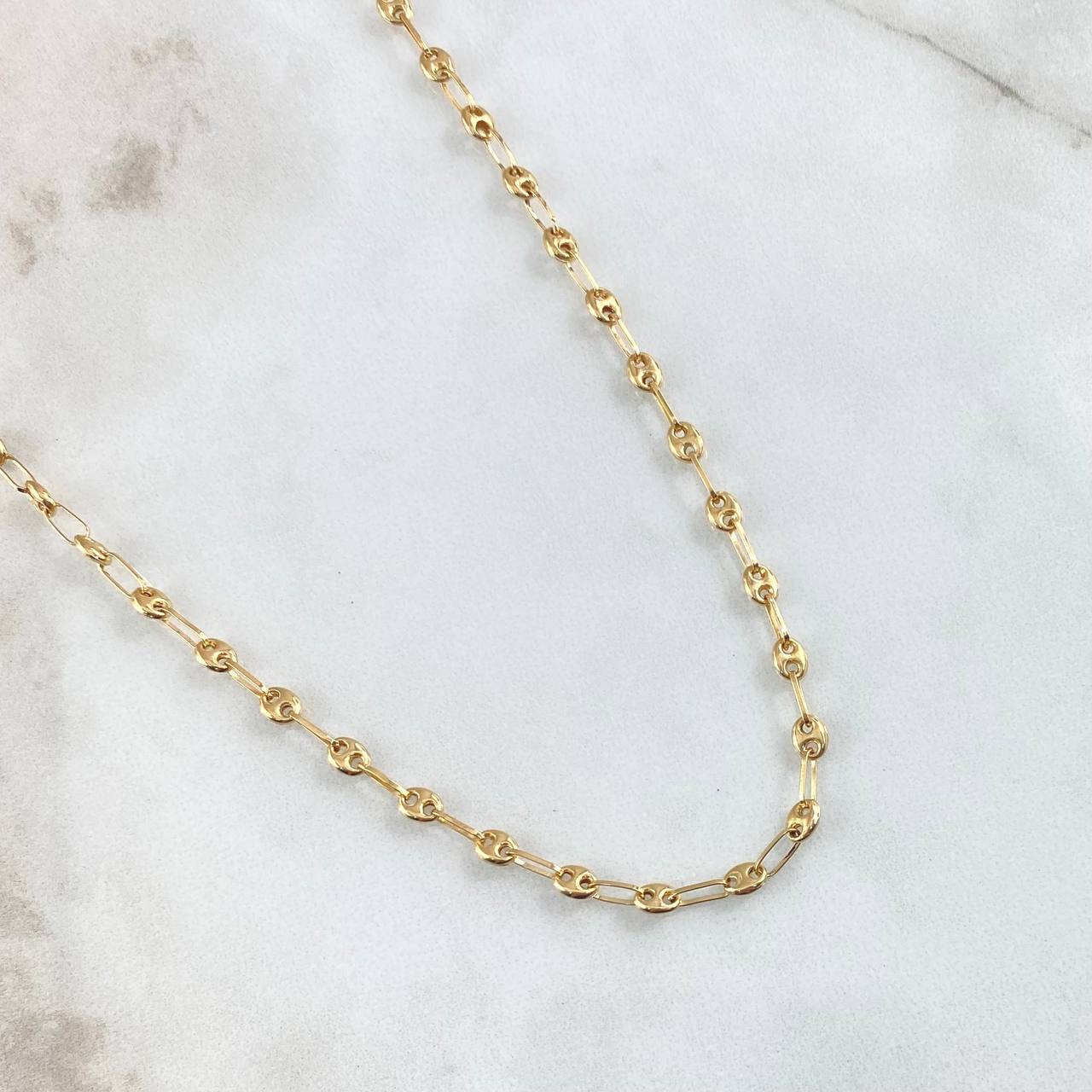 Cadena GC 5.9gr / 50cm / 3.4mm Lisa Oro Amarillo 18K ©