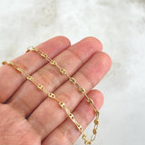 Cadena GC 6gr / 50cm / 3.4mm Lisa Oro Amarillo 18K ©