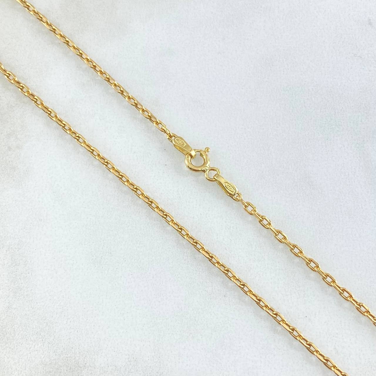 Cadena Aro Seguido 2.95gr / 50cm / 2mm Oro Amarillo +3 18K ©