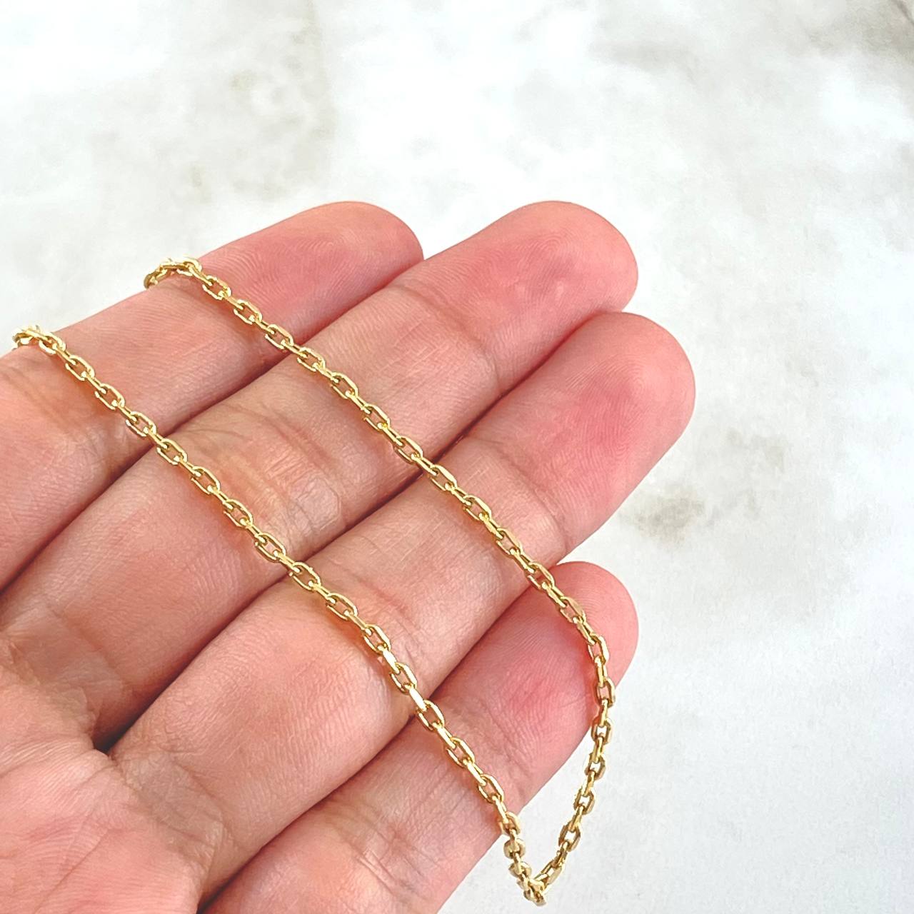 Cadena Aro Seguido 2.95gr / 50cm / 2mm Oro Amarillo +3 18K ©