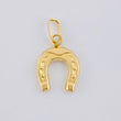 Pendant Horseshoe 0.3 g / 1/2 in Yellow Gold 18K