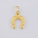 Pendant Horseshoe 0.3 g / 1/2 in Yellow Gold 18K