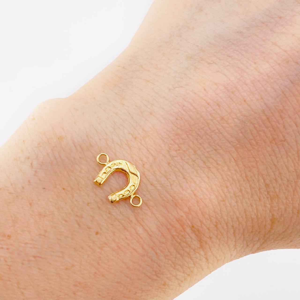 Herraje Herradura 0.3 g / 1/2 in Oro Amarillo 18K