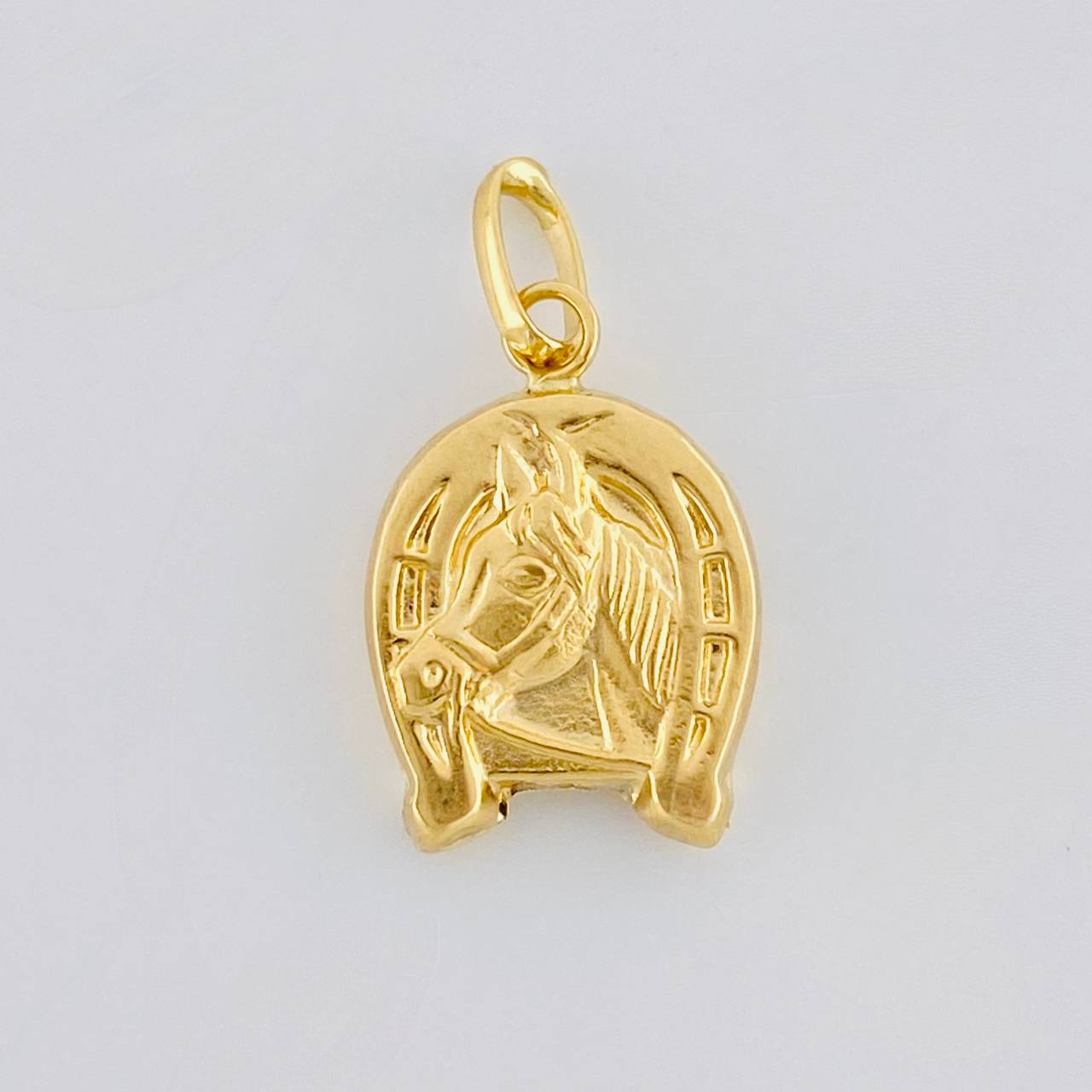 Dije Herradura Caballo 1.1 g / 1 in Oro Amarillo 18K
