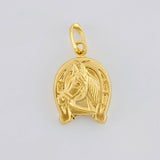 Dije Herradura Caballo 1.1 g / 3/4 in Oro Amarillo 18K