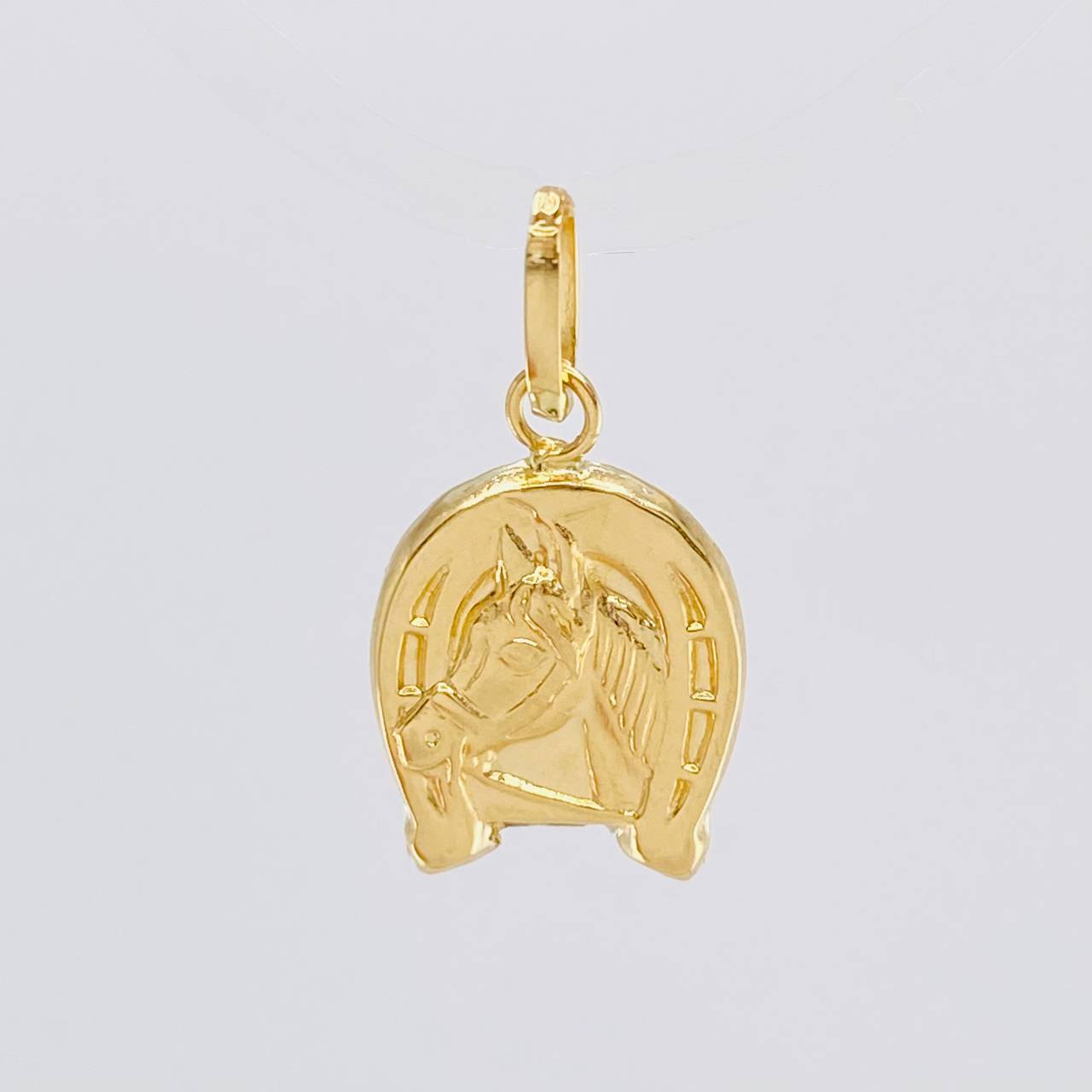 Dije Herradura Caballo 1.1 g / 1 in Oro Amarillo 18K