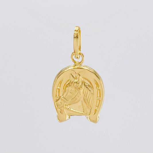 Dije Herradura Caballo 1.1 g / 1 in Oro Amarillo 18K