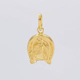 Dije Herradura Caballo 1.1 g / 1 in Oro Amarillo 18K