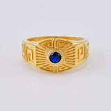 Anillo Patron Griego 7.1 g / T10 1/2 Oro Amarillo 18K