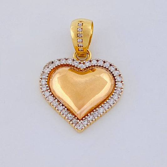 Dije Corazón 4.3 g / 1 1/4 in Oro Amarillo 18K