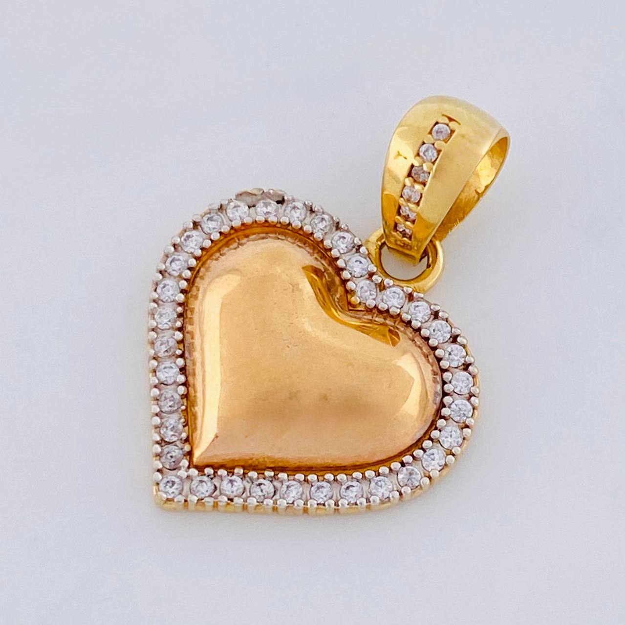 Pendant Heart 4.3 g / 1 1/4 in 18K Yellow Gold