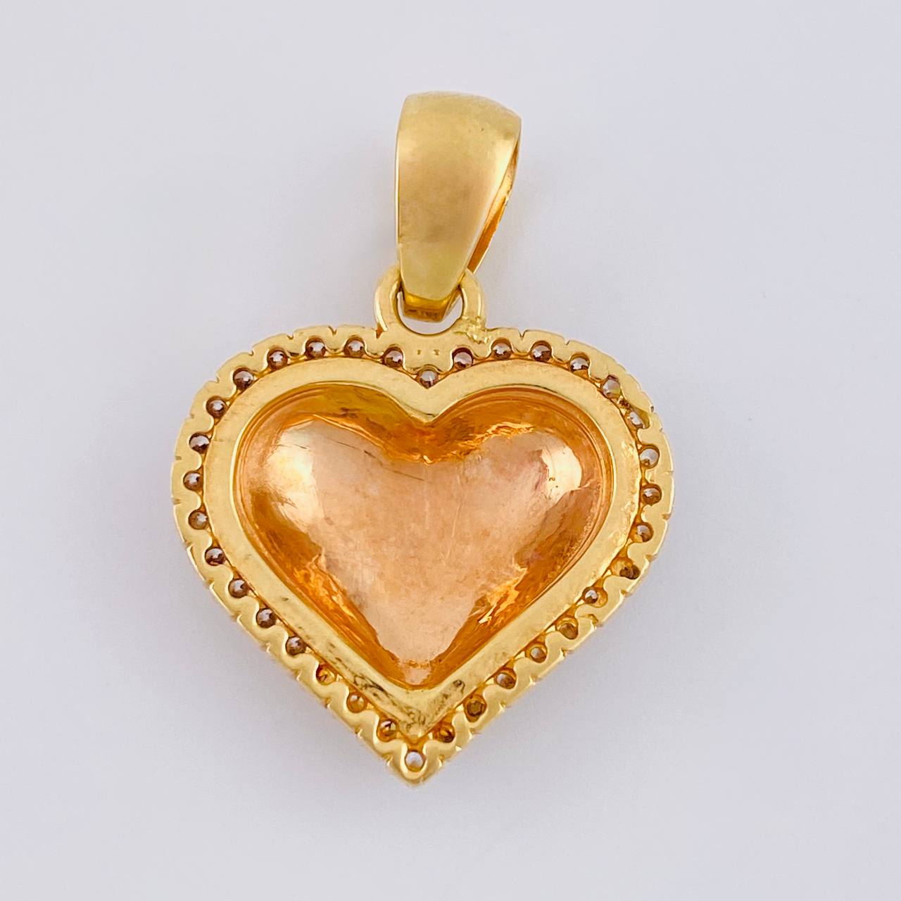 Pendant Heart 4.3 g / 1 1/4 in 18K Yellow Gold
