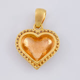 Pendant Heart 4.3 g / 1 1/4 in 18K Yellow Gold