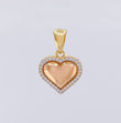 Pendant Heart 2.6 g / 1 in Yellow Gold 18K